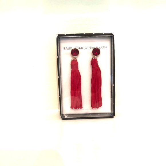 Earrings: Bloomingdale's Tassel Pierced Earrings - Picture 2 of 2